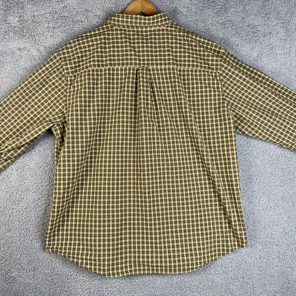 Woolrich Men’s 100% Cotton Plaid Check Shirt Size XL - Picture 2 of 7